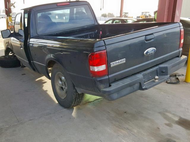 1FTYR10D48PA58634 - 2008 FORD RANGER BLACK photo 3