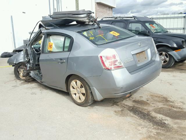 3N1AB61E27L692628 - 2007 NISSAN SENTRA 2.0 GRAY photo 3