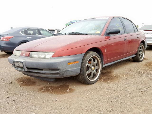 1G8ZH5289VZ392666 - 1997 SATURN SL1 BURGUNDY photo 2