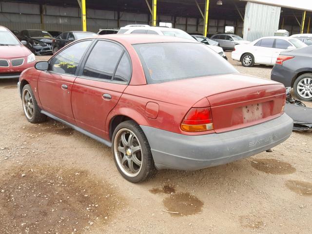 1G8ZH5289VZ392666 - 1997 SATURN SL1 BURGUNDY photo 3