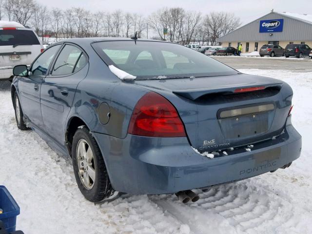 2G2WP552561302947 - 2006 PONTIAC GRAND PRIX BLUE photo 3