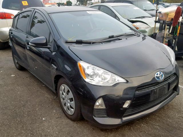 JTDKDTB38D1531114 - 2013 TOYOTA PRIUS C BLACK photo 1