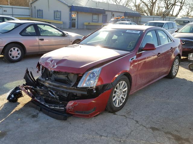 1G6DG5E54C0107994 - 2012 CADILLAC CTS LUXURY RED photo 2