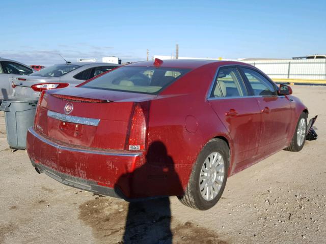 1G6DG5E54C0107994 - 2012 CADILLAC CTS LUXURY RED photo 4