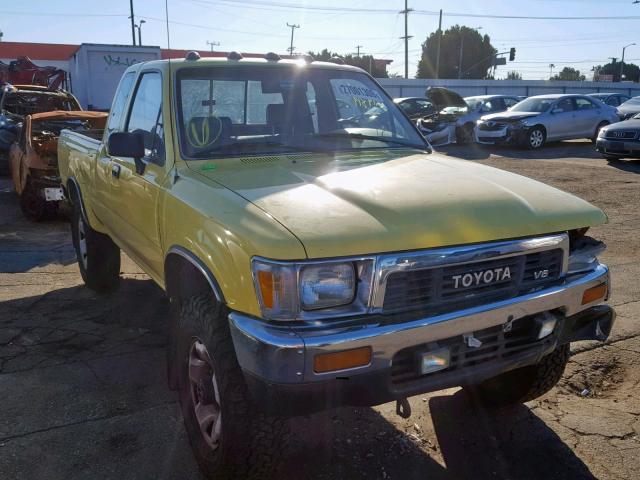 JT4VN13D1M5051124 - 1991 TOYOTA PICKUP 1/2 YELLOW photo 1