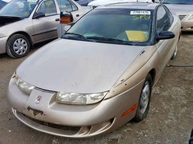 1G8ZH1274WZ298924 - 1998 SATURN SC2 BEIGE photo 2