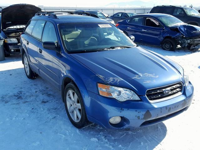 4S4BP61C777341201 - 2007 SUBARU LEGACY OUT BLUE photo 1