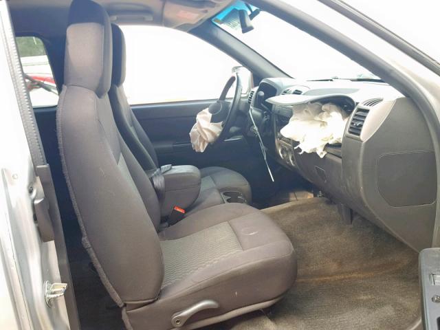 1GCESCF90C8165902 - 2012 CHEVROLET COLORADO L SILVER photo 5