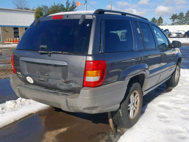 1J4GW48S32C138783 - 2002 JEEP GRAND CHER GRAY photo 4