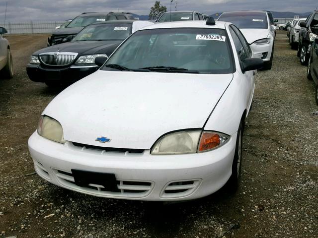 1G1JF5248Y7458168 - 2000 CHEVROLET CAVALIER L WHITE photo 2