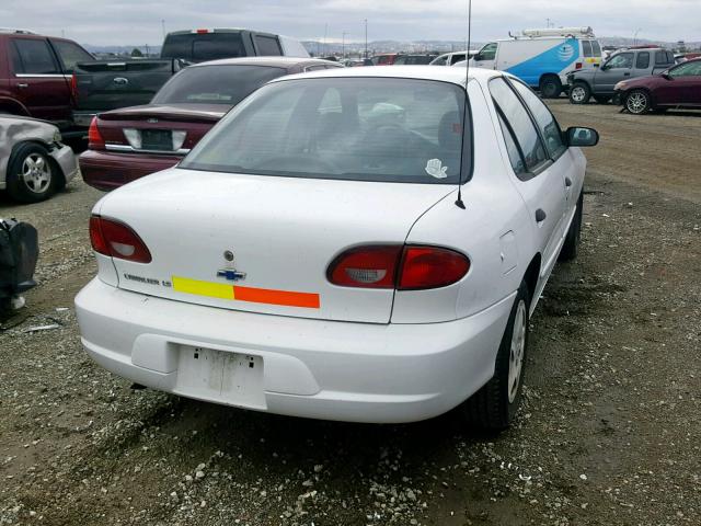 1G1JF5248Y7458168 - 2000 CHEVROLET CAVALIER L WHITE photo 4