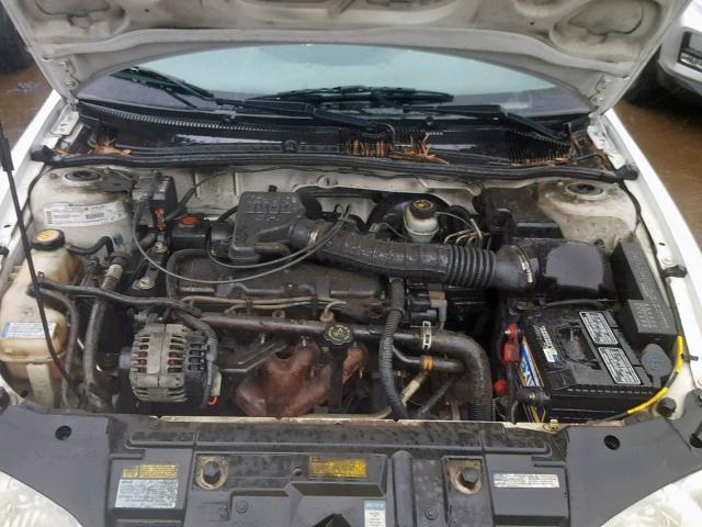 1G1JF5248Y7458168 - 2000 CHEVROLET CAVALIER L WHITE photo 7