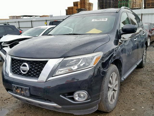 5N1AR2MN2FC603269 - 2015 NISSAN PATHFINDER BLACK photo 2