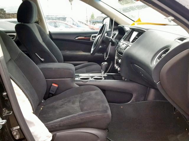 5N1AR2MN2FC603269 - 2015 NISSAN PATHFINDER BLACK photo 5