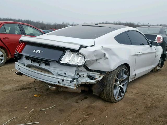 1FA6P8CF9H5230581 - 2017 FORD MUSTANG GT WHITE photo 4