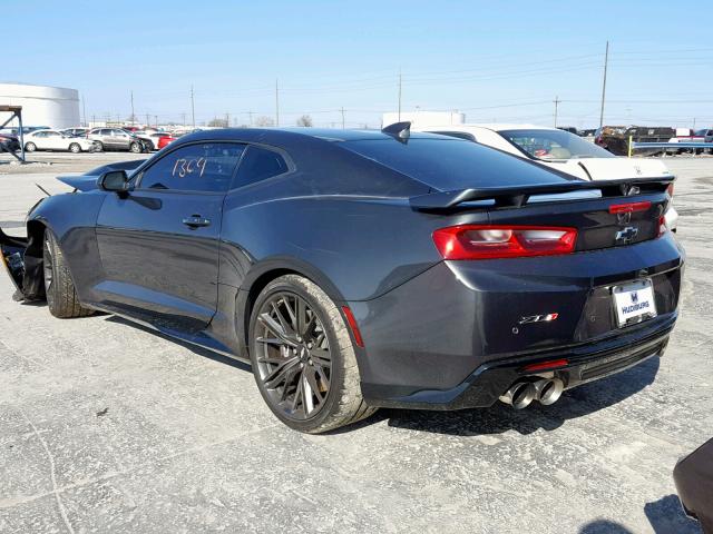 1G1FJ1R66J0172998 - 2018 CHEVROLET CAMARO ZL1 石墨色 照片 3