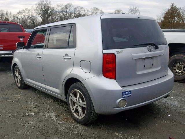 JTLKE50E081019807 - 2008 TOYOTA SCION XB 银色 照片 3