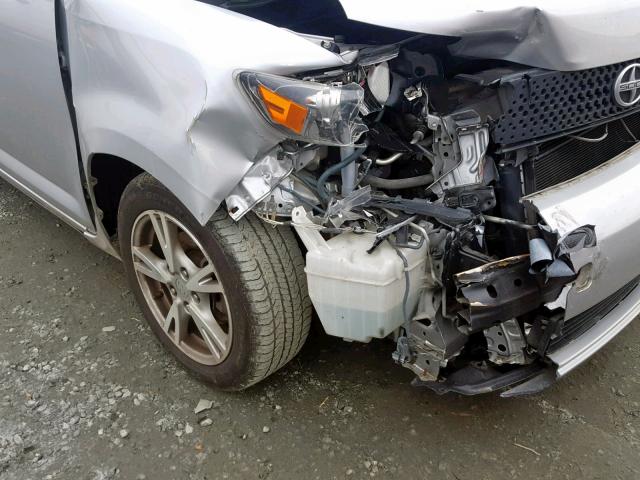 JTLKE50E081019807 - 2008 TOYOTA SCION XB 银色 照片 9