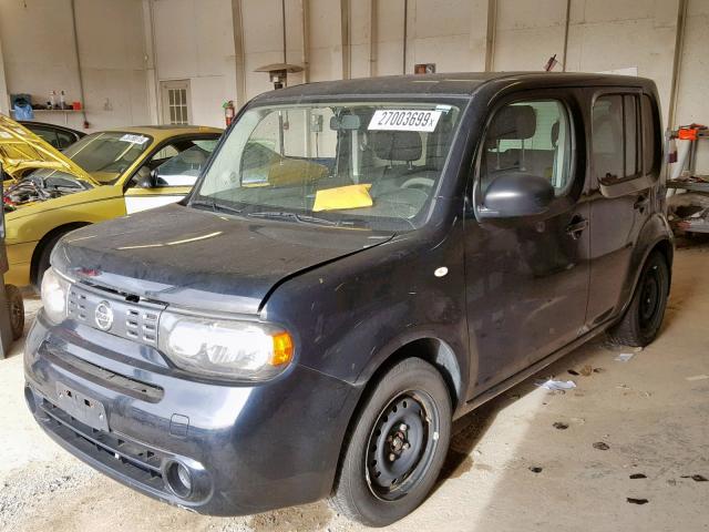 JN8AZ2KR6BT201408 - 2011 NISSAN CUBE BASE BLACK photo 2