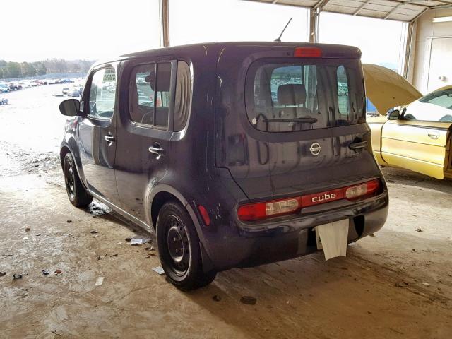 JN8AZ2KR6BT201408 - 2011 NISSAN CUBE BASE BLACK photo 3