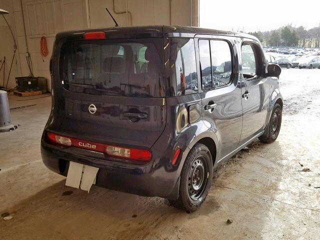 JN8AZ2KR6BT201408 - 2011 NISSAN CUBE BASE BLACK photo 4