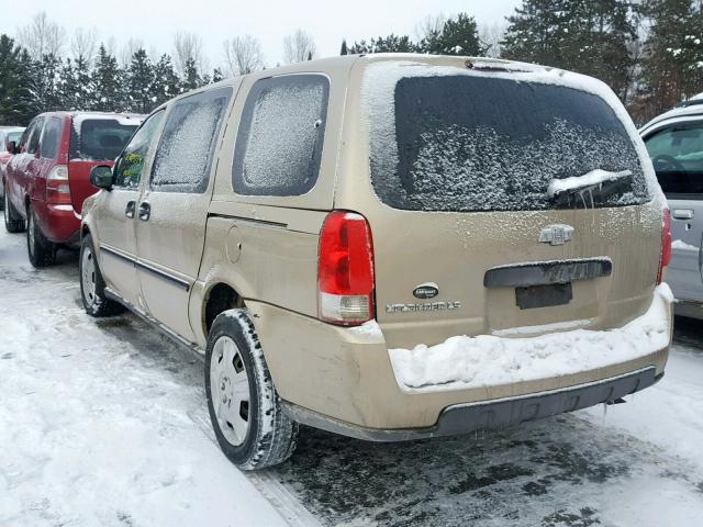 1GNDV23L56D208100 - 2006 CHEVROLET UPLANDER L 金色 照片 3