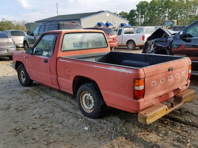 JB7FL24D4HP027909 - 1987 DODGE RAM 50 RED photo 3