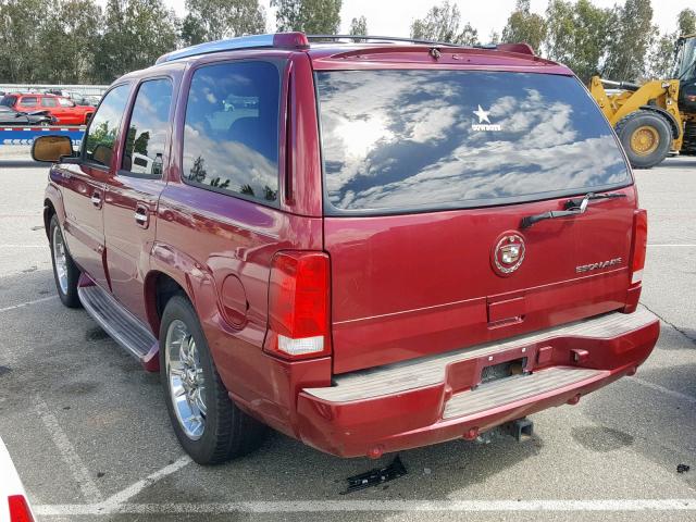 1GYEC63T84R292160 - 2004 CADILLAC ESCALADE L MAROON photo 3