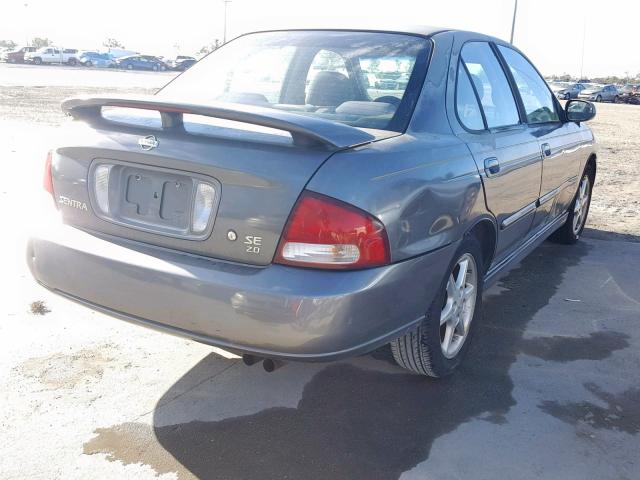 3N1BB51D61L121625 - 2001 NISSAN SENTRA SE GRAY photo 4