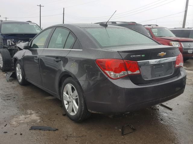 1G1P75SZ9F7184477 - 2015 CHEVROLET CRUZE CHARCOAL photo 3