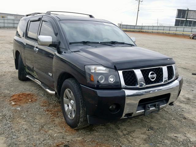 5N1BA08C97N718546 - 2007 NISSAN ARMADA SE BLACK photo 1