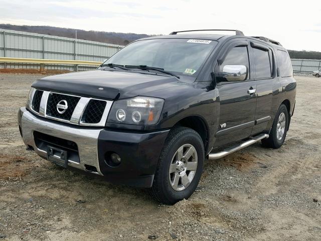 5N1BA08C97N718546 - 2007 NISSAN ARMADA SE BLACK photo 2