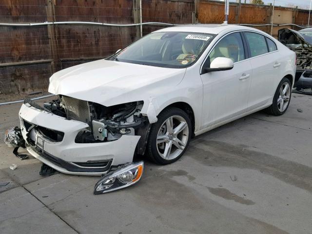 YV1612TK7G2414966 - 2016 VOLVO S60 PREMIE WHITE photo 2