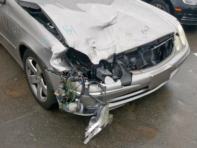 WDBUF65J13A338489 - 2003 MERCEDES-BENZ E 320 SILVER photo 9