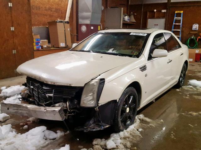 1G6DD67V380194001 - 2008 CADILLAC STS WHITE photo 2