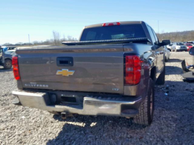 3GCUKSEC1EG363954 - 2014 CHEVROLET SILVERADO BROWN photo 4