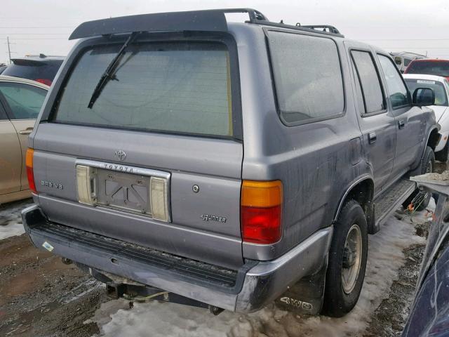 JT3VN39W9P0117557 - 1993 TOYOTA 4RUNNER VN GRAY photo 4