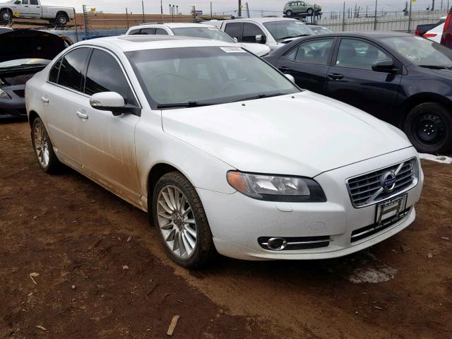 YV1902AH5B1142780 - 2011 VOLVO S80 T6 WHITE photo 1