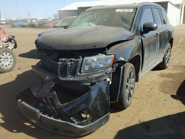 1C4NJCBA1ED763946 - 2014 JEEP COMPASS SP შავი ფოტო 2