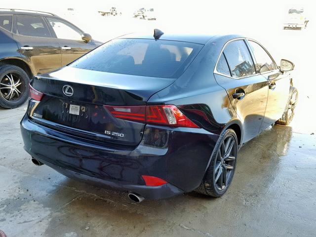 JTHBF1D28F5072728 - 2015 LEXUS IS 250 BLACK photo 4