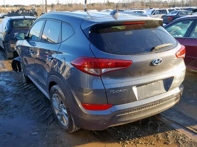 KM8J3CA40JU734433 - 2018 HYUNDAI TUCSON SEL CHARCOAL photo 3