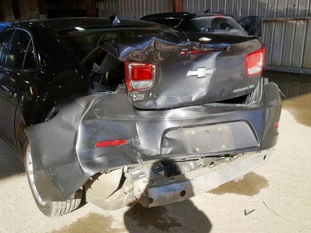 1G11D5SRXDF125584 - 2013 CHEVROLET MALIBU 1LT ნაცრისფერი ფოტო 9