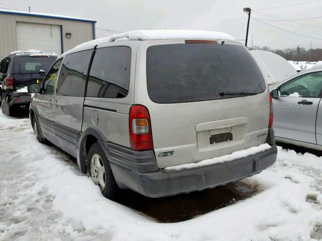 1GMDX03E54D207157 - 2004 PONTIAC MONTANA GRAY photo 3