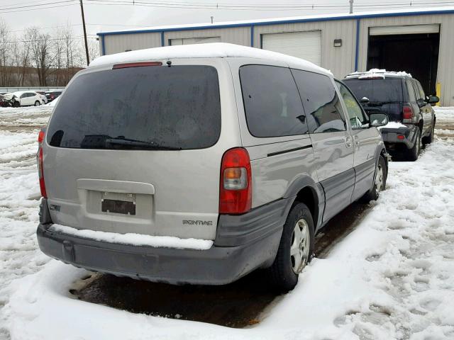 1GMDX03E54D207157 - 2004 PONTIAC MONTANA GRAY photo 4