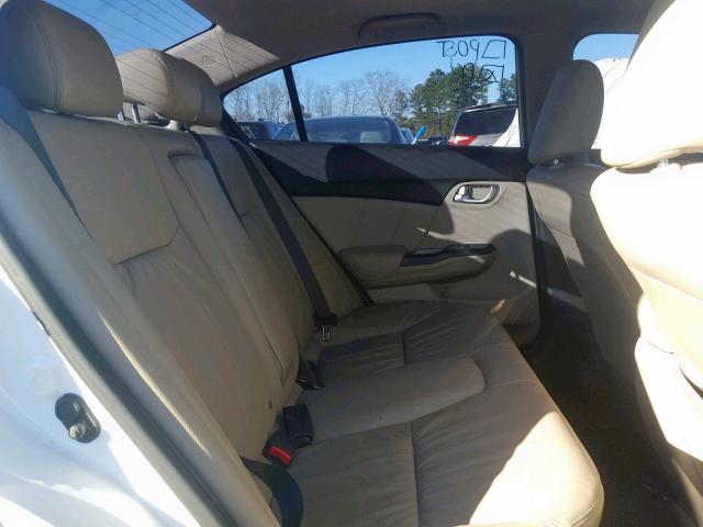 19XFB2F95DE055692 - 2013 HONDA CIVIC EXL 白色 照片 6