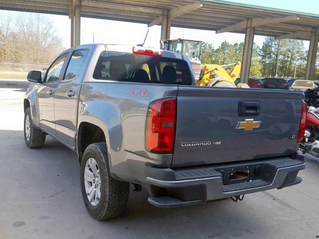1GCGTCEN8K1104924 - 2019 CHEVROLET COLORADO L GRAY photo 3