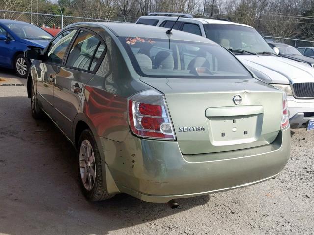 3N1AB61E28L737374 - 2008 NISSAN SENTRA 2.0 GREEN photo 3