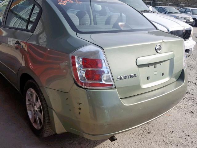 3N1AB61E28L737374 - 2008 NISSAN SENTRA 2.0 GREEN photo 9