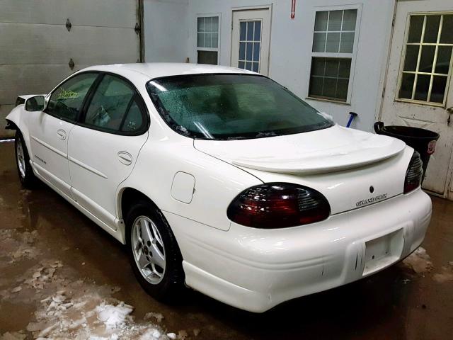 1G2WP52K02F111122 - 2002 PONTIAC GRAND PRIX WHITE photo 3