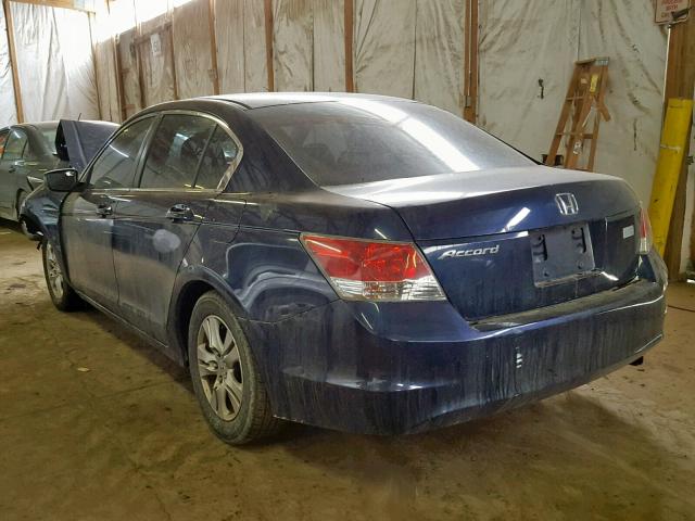 JHMCP264X9C001911 - 2009 HONDA ACCORD LXP BLUE photo 3